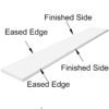Bright White Stone Saddle Threshold