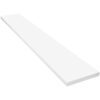 Bright White Stone Saddle Threshold