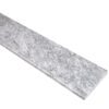 Chelsea Light Grey Stone Saddle Threshold in a soft light gray color with subtle natural veining and finished edges, designed for smooth, durable doorway and floor transitions.
