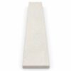 Signature Light Beige Stone Saddle Threshold Signature Light Beige Stone Saddle Threshold with a smooth matte finish in warm light beige tones, featuring subtle natural movement and finished edges, displayed on a white background for elegant doorway and floor transitions.