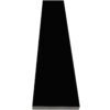 Black Stone Saddle Threshold Black stone saddle threshold with a polished finish and eased edges, suitable for doorways, bathroom transitions, and entryways.