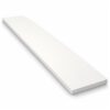 Pure White Stone Saddle Threshold Pure White Stone Saddle Threshold with finished sides and bevelled edges. Ideal for doorway transitions, bathroom thresholds, and floor height transitions.