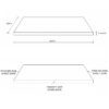 Stone Shower Bench Seat for Walk-In Showers Stone shower bench seat with polished surface and finished edges, designed for comfortable seating in modern walk-in showers and luxury bathrooms.