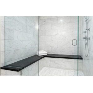 Stone Shower Seats in Marble Granite and Quartz
