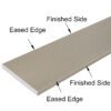 Taupe Grey Stone Saddle Threshold Taupe Grey Stone Saddle Threshold with a honed finish, warm taupe-gray tones, subtle natural texture, and eased edges, isolated on a white background.
