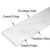 White Marble Stone Saddle Threshold Transition Piece