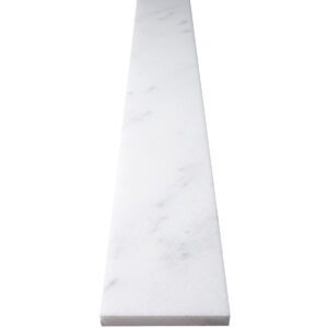 White Marble Stone Saddle Threshold Transition Piece White Marble Stone Saddle Threshold