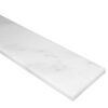 White Marble Stone Shower Curb White Marble Stone Shower Saddle Threshold Transition Piece