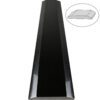 Absolute Black Polished Granite Stone Double Hollywood Saddle Threshold – ADA Sloped Edge
