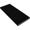 Absolute Black Matte Granite Stone Shower Niche Shelf Absolute Black matte granite shower niche shelf with honed finish.