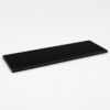 Absolute Black Matte Granite Stone Shower Bench Seat Absolute Black matte granite stone shower bench seat with a smooth, non-glossy finish