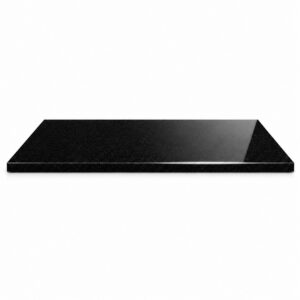 Absolute Black Polished Granite Stone Shower Bench Seat Absolute Black polished granite stone shower bench seat with a smooth, glossy finish