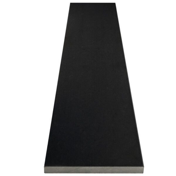 Absolute Black Matte Stone Shower Curb Top Absolute Black Polished Granite Stone Shower Curb Top