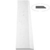 Bianco Carrara Stone Single Hollywood Saddle Threshold Bianco Carrara Stone Single Hollywood Saddle Threshold – One Sloped Edge