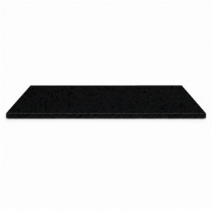 Black Stone Shower Bench Seat Black stone shower bench seat with a smooth, modern finish