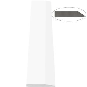 Bright White Stone Single Hollywood Saddle Threshold Bright White Stone Single Hollywood Saddle Threshold – One Sloped Edge