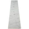 Carrara White Marble Stone Shower Curb Top Carrara White Marble Stone Shower Curb Top