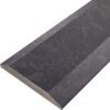 Dark Grey Stone Double Hollywood Saddle Threshold Dark Grey Stone Double Hollywood Saddle Threshold featuring a modern dark gray stone surface with dual beveled (Hollywood) edges for smooth, durable doorway and floor transitions.