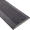 Dark Grey Stone Double Hollywood Saddle Threshold Dark Grey Stone Double Hollywood Saddle Threshold featuring a modern dark gray stone surface with dual beveled (Hollywood) edges for smooth, durable doorway and floor transitions.