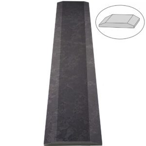 Dark Grey Matte Stone Double Hollywood Saddle Threshold – ADA Sloped Edge