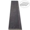 Dark Grey Matte Stone Single Hollywood Saddle Threshold Dark Grey Matte Stone Single Hollywood Saddle Threshold – One Sloped Edge