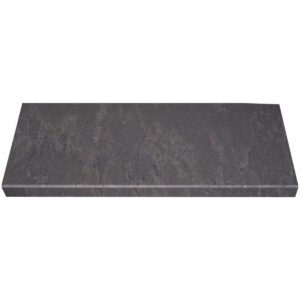 Dark Grey Stone Shower Niche Shelf Dark Grey Matte Stone Niche Shelf