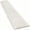 Signature Light Beige Stone Double Hollywood Saddle Threshold Signature Light Beige Stone Double Hollywood Saddle Threshold with dual sloped edges in a warm light beige finish, designed for smooth, durable doorway and floor transitions.