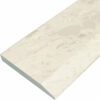Madreperola Creamy Beige Stone Single Hollywood Saddle Threshold Madreperola Creamy Beige Stone Single Hollywood Saddle Threshold with one sloped edge and one straight edge, featuring a creamy beige stone surface with subtle natural variation for smooth, durable doorway and floor transitions.