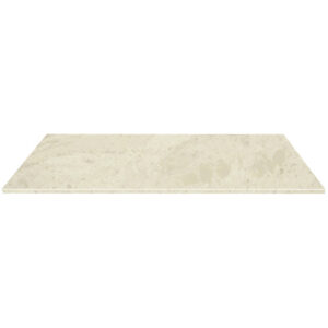 Madreperola Creamy Beige Stone Shower Bench Seat Madreperola creamy beige stone shower bench seat with a smooth surface and modern rectangular design.