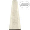 Madreperola Creamy Beige Stone Double Hollywood Saddle Threshold Madreperola Creamy Beige Stone Double Hollywood Saddle Threshold – ADA Sloped Edge