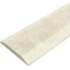 Madreperola Creamy Beige Stone Double Hollywood Saddle Threshold Madreperola Creamy Beige Stone Double Hollywood Saddle Threshold with a soft creamy beige color, subtle natural variation, and two beveled long edges for smooth, durable doorway and floor transitions.