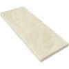 Madreperola Creamy Beige Stone Shower Niche Shelf with a polished finish, precision-cut edges, and a warm creamy beige engineered stone surface, designed for recessed shower niches, tile showers, and elegant bathroom storage.