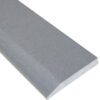 Midnight Grey Stone Single Hollywood Saddle Threshold Midnight Grey Stone Single Hollywood Saddle Threshold with one sloped edge and one straight edge, featuring a deep charcoal-gray stone surface with subtle natural variation for smooth, durable doorway and floor transitions.