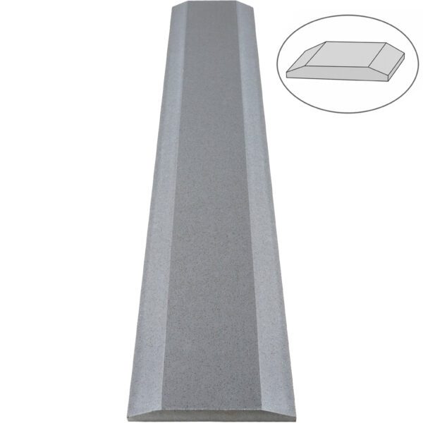 Midnight Grey Stone Double Hollywood Saddle Threshold – ADA Sloped Edge