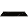 Nero Marquino Black Stone Shower Bench Seat Nero Marquina black stone shower bench seat with distinctive white veining