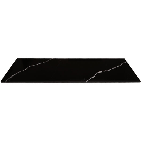 Nero Marquino Black Stone Shower Bench Seat Nero Marquina black stone shower bench seat with distinctive white veining