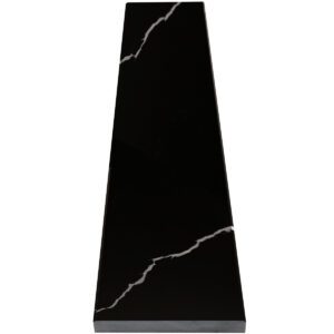Nero Marquino Black Stone Shower Curb Top