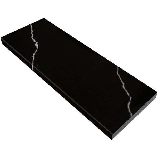 Nero Marquino Black Stone Shower Niche Shelf Nero Marquino Black Stone Shower Niche Shelf with polished finish