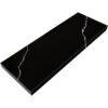 Nero Marquino Black Stone Shower Niche Shelf Nero Marquino Black Stone Shower Niche Shelf with polished finish