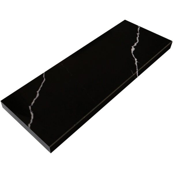 Nero Marquino Black Stone Shower Niche Shelf Nero Marquino Black Stone Shower Niche Shelf with polished finish