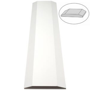 Pure White Stone Double Hollywood Saddle Threshold – ADA Sloped Edge