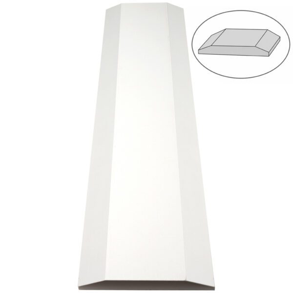 Pure White Stone Double Hollywood Saddle Threshold – ADA Sloped Edge