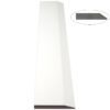 Pure White Stone Single Hollywood Saddle Threshold Pure White Stone Single Hollywood Saddle Threshold – One Sloped Edge