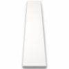 Pure White Stone Shower Curb Top Pure White Stone Shower Curb Top with a smooth solid white finish, designed to provide a durable, water-resistant transition for tile showers and frameless glass shower enclosures.