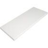 Pure White Stone Shower Wall Niche Shelf Pure White Stone Shower Wall Niche Shelf with a smooth solid white finish for recessed shower storage in tile and walk-in showers.