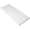 Pure White Stone Shower Wall Niche Shelf Pure White Stone Shower Wall Niche Shelf with a smooth solid white finish for recessed shower storage in tile and walk-in showers.