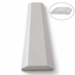 Silver Grey Stone Double Hollywood Saddle Threshold – ADA Sloped Edge