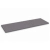 Space Grey Stone Shower Bench Seat Space grey stone shower bench seat with a smooth surface and modern rectangular design.