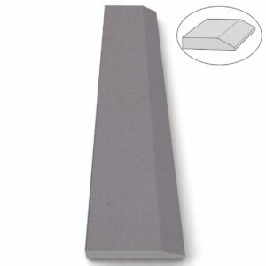 Space Grey Stone Single Hollywood Saddle Threshold – One Sloped Edge