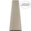 Taupe Grey Stone Double Hollywood Saddle Threshold Taupe Grey Stone Double Hollywood Saddle Threshold – ADA Sloped Edge